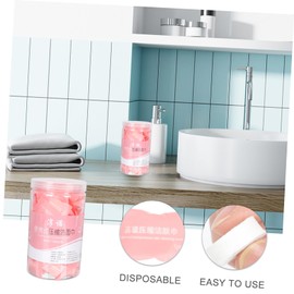 TOVINANNA 100pcs Portable Compressed Towel Travel Face Towel for Cleaning Disposable and Skin-friendly for Beauty Salons and Space-saving Design