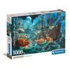 Clementoni 39777 Collection-Pirates Battle 1000 Piece Puzzle for Adults, Illustration
