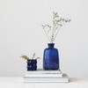 Creative Co-Op Distressed Glass, Cobalt Blue Vase