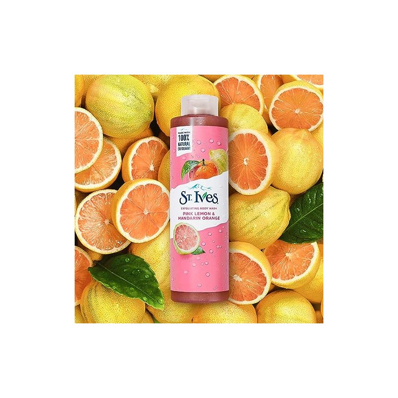 St Ives Body Wash Pink Lemon + Mandarin Orange 22