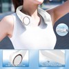 Windyupon Portable Neck Fan, 360° Cooling Neck Fan Air Conditioner