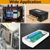 TOP-VIGOR 40x20x11mm Mini Dustproof Electrical Junction Box, ABS Plastic Project