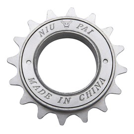 ZHIQIU 16T Bicycle Anti-Rust Freewheel for 1 Speed (16T-Silver)