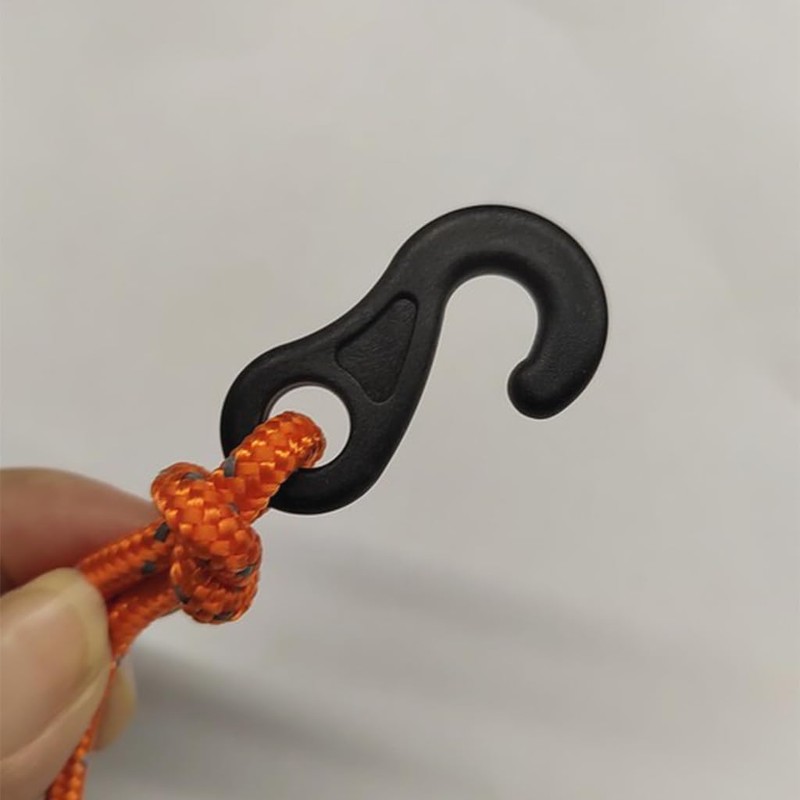 Bungee Cord Hooks Camping Tent Hooks Canopy Windproof Hooks Plastic
