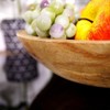 Vilde Wooden Fruit Bowl Serving Bowl 30 x 6.5 cm