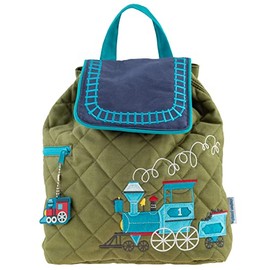Stephen Joseph Boys Quilted Backpack, Green, One Size
