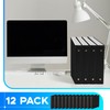 Henoyso 12 Pcs Mini 3 Ring Binders Plastic 1.5'' Binder,
