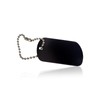 Ninja Aluminum Keychain GI Dog Tag - Red