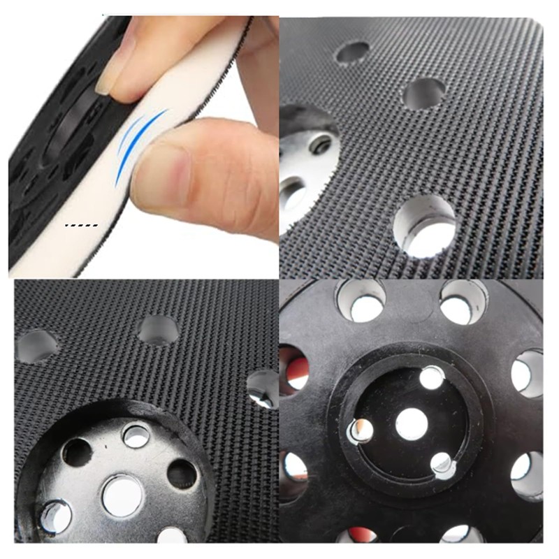 Sanding Plate 125 mm with Hook and Loop 8 Holes