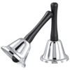 HONYUET 8PCS 130x65mm Stainless Steel Hand Bell, Hand Held Bell