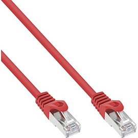 InLine Patch cord, InLine, S-FTP, Cat. 5e, red, 0.25m