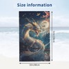 MIEPOS Cool Dragon Beach Towel,32x52in,Quick-Dry Sand-Free Bath Towels,Microfiber Lightweight for