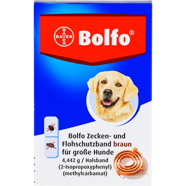 Bolfo Zecken- und Flohschutzband braun für große Hunde, 1 pcs. Pack