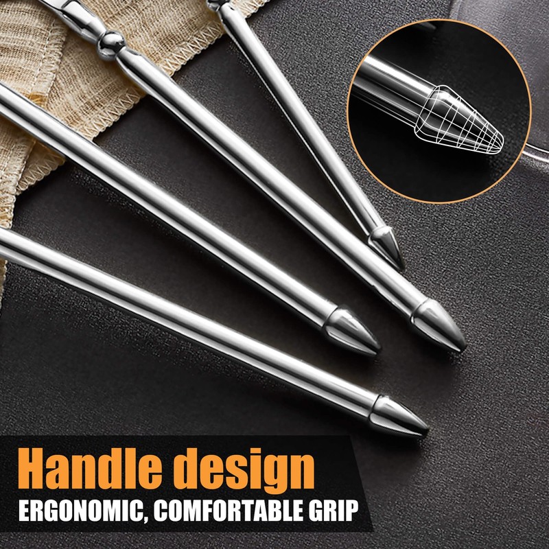 Joincook Unique Silverware Set,16-Piece Stainless Steel Cutlery Set for 4,Craft
