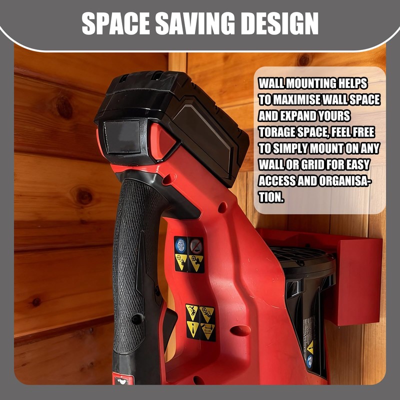 Fuel Leaf Blower Wall Mount for MIL M18, Leaf Blower