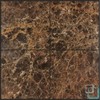 Dark Emperador 6x6 Polished Marble Tile