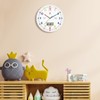 Foxtop Kids Learning Wall Clock Silent Analogue 12 Inch Teaching