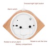 COZHYESS Analog Wooden Alarm Clock, Retro Table Clock, Silent Clock