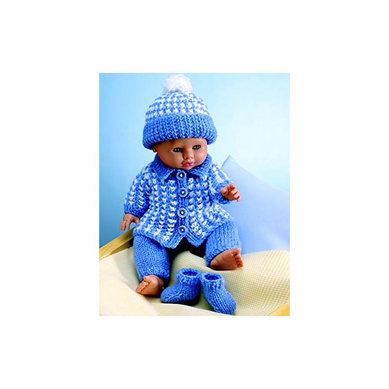 Sirdar 3124 Bonus Double Knitting Dolls Clothes Pattern,