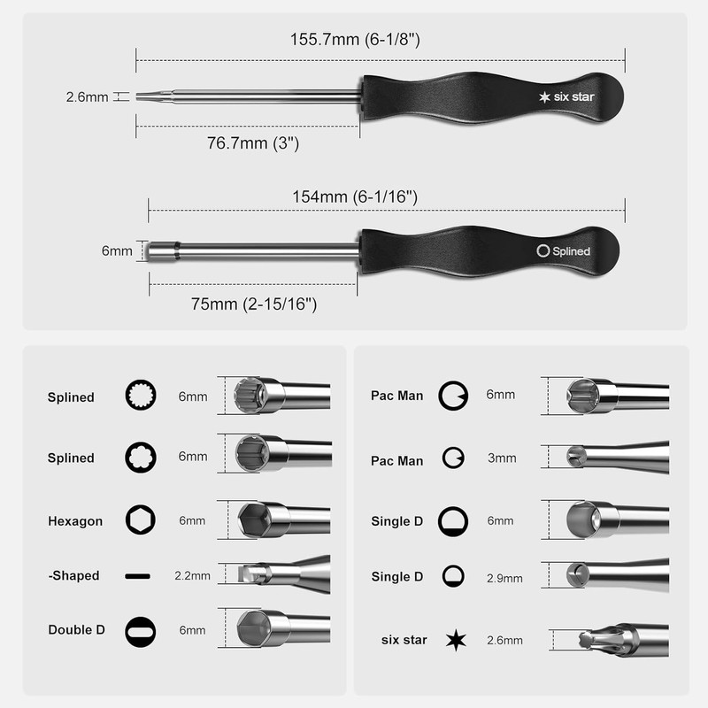 Hipa Pack-of-10 Carburetor Adjustment Tool Kit for 2 Cycle Small