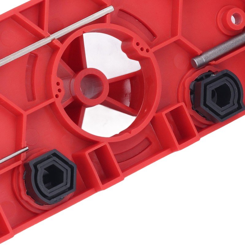 Hinge Hole Saw Jig ABS Concealed Hinge Drilling Guide Locator