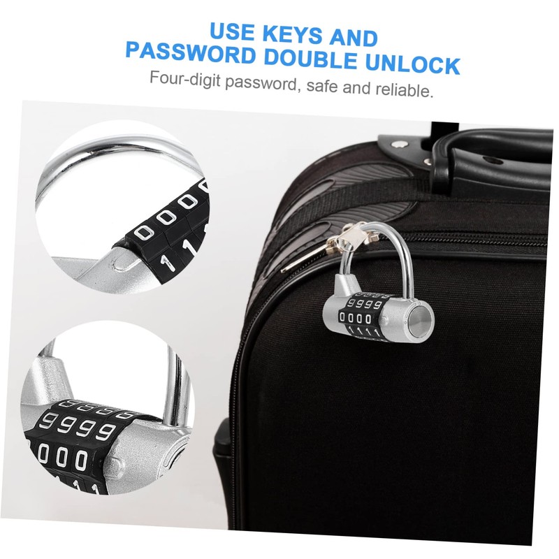 SHINEOFI Combination Lock Convenient Padlock for Mailboxes Cabinets Durable Construction