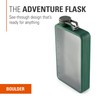 GSI Outdoors Boulder Flask 16 fl. oz. Green