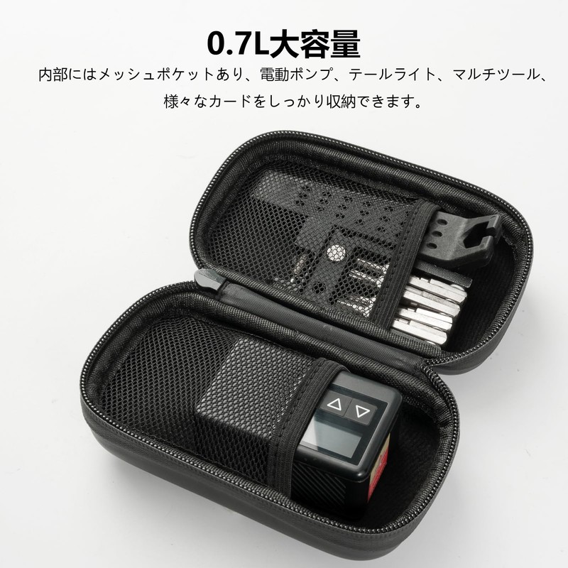OFFBONDAGE Bicycle Saddle Bag, Road Bike Bag, Hard Shell, Waterproof,