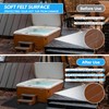 Grefinity 100" x 100" Hot Tub Mat, Outdoor Indoor Inflatable