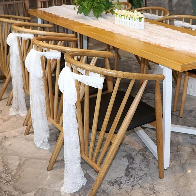 White Lace Table Runners for Wedding Bridal Shower Baby Shower