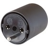 Brennenstuhl Fix Adaptor DE to CH Black 230 V 3-Pin