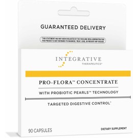 Integrative Therapeutics Pro-Flora Concentrate - Potent Supplement for Gastrointestinal Support*- Digestive & Intestinal Health Support* - Includes Probiotic Flora - 90 Capsules (90 Servings)