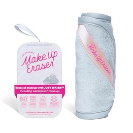 The Original MakeUp Eraser - Effortlessly Remove All Makeup Using Only Water, Including Waterproof Mascara, Eyeliner, Foundation, Lipstick, and More! (Cool Gray)