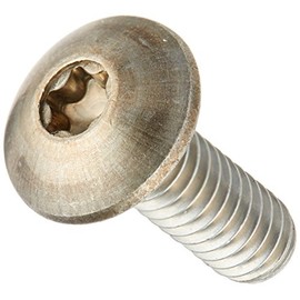 18-8 Stainless Steel Truss Head Machine Screw, Meets ASME B18.6.3, T27 Star Drive, 1/4"-20 Thread Size, 3/4" Length, Fully Threaded, Imported (Pack of 25)