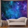 Roveking Bohemian Elephant Tapestry, Blue Galaxy, M/51.2" × 59.1", Living