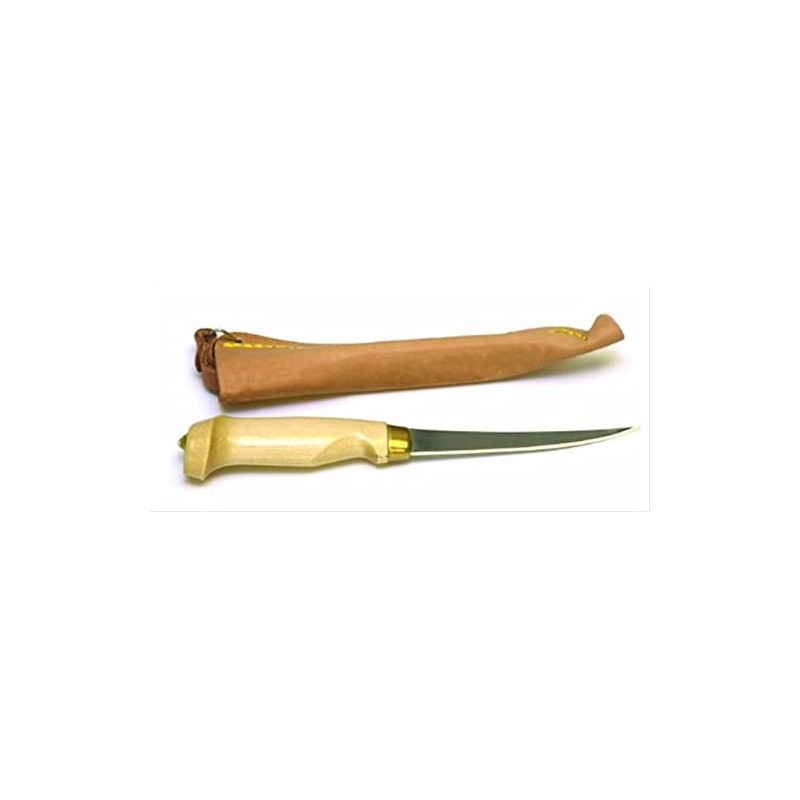Eagle Claw 03050-002 Knife, Wood Handle Fillet, 6" Blade