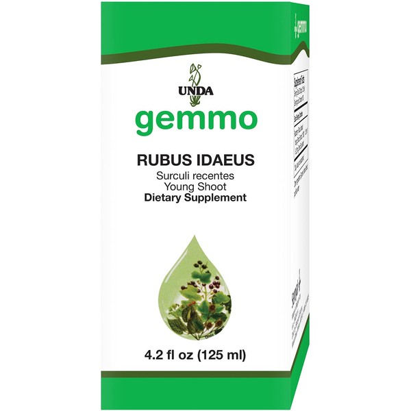 UNDA Gemmo Therapy Rubus Idaeus | Raspberry Young Shoot Extract | 4.2 fl. oz.