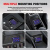 6 Gang Switch Panel with Automatic Dimmable On-Off LED Switch