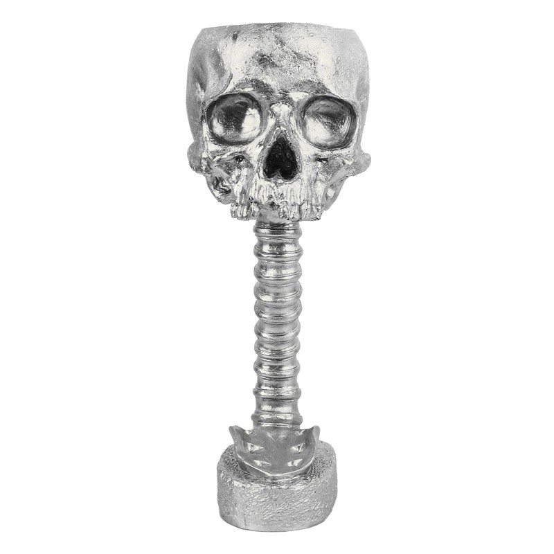 Skull Planter Spine Stand Set Innovative Exquisite Decorative Hand Painted