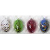 Lauschaer Glas Glass Easter Eggs with Granules, Various Sizes and