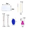 Elionless Needle Threaders Kit, 8 Small Eye and Gourd Shaped