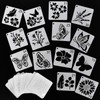 Disnace 64 Pcs Painting Stencils for Crafts, Drawing Craft Stencils