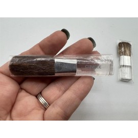 CLINIQUE LOT CLEAR HANDLE FACE POWDER BRUSH