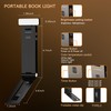 Book Lights,1500mAh Rechargeable Reading Light in Bed, 3 color Adjustable