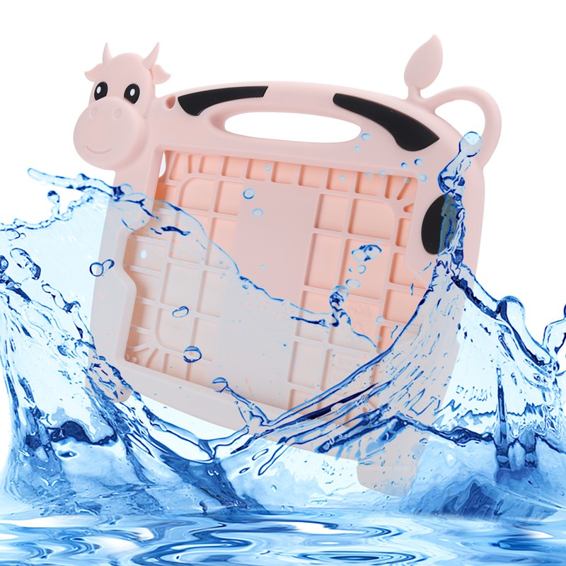 7.9 Inch Tablet Protective Cover Cute Cow Kids Silicone for