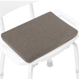 Joe & JoseRin Shower Seat Cushion for Transfer Benches, Sauna Seat Cushion, Bath Seat Foam Mat, Quickly Dry Bathtub Chair Pad with Breathable Air Mesh Fabric