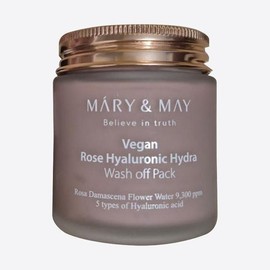 Marien May Vegan Rose Hyaluronic Acid Wash-Off Pack 125ml 2 Pieces (44243889) / 마리엔메이 비건 로즈 히알루론산 워시오프팩 125ml 2개 (44243889)