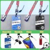 Lanyards for Neck with Card Holder, 2 Pcak Football Pattern