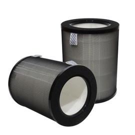 PUREBURG DR-HPA019 Replacement Filter Compatible with Dreo MC710S Air Purifier Tower Fan 45" 2-in-1,2-Pack H13 HEPA Activated Carbon Air Clean Dust VOCs Odor