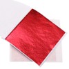 KINNO Red Foil Leaf Sheets, 3.15" Red Gilding Gold Foil